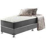 ConjuntoBox-Colchão Anjos Ensacadas Fort Flex+Cama Solteiro 88x188