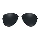 Oculos De Sol Aviador Feminino Masculino Case Flanela Preto