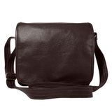 Bolsa Carteiro Masculina Tiracolo Feita De Couro Legítimo