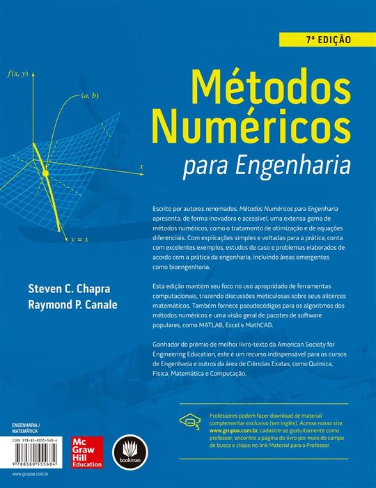 Livro - Métodos Numéricos Para Engenharia - Chapra - Carrefour