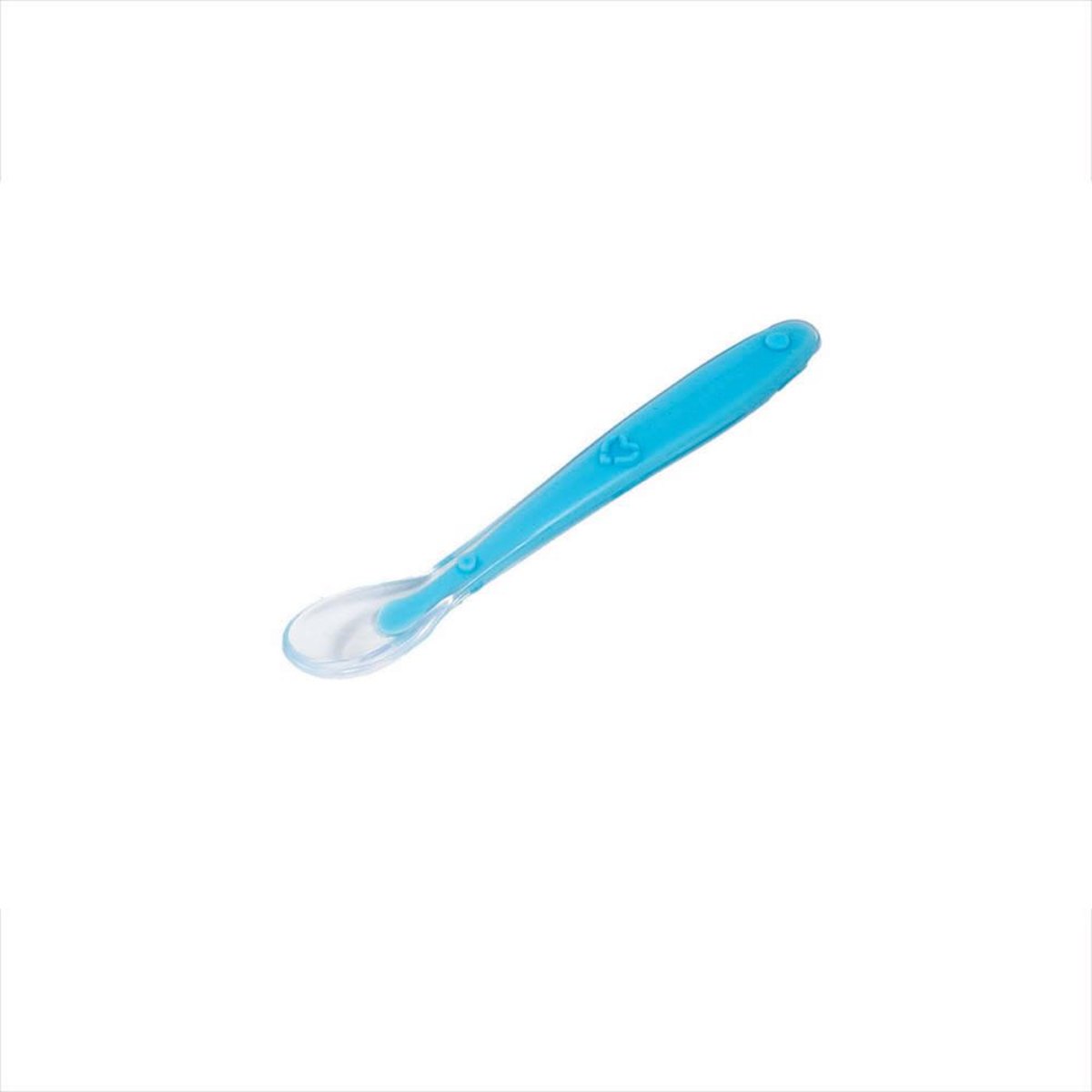 COLHER SILICONE BABY BUBA AZUL 6141