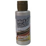 Tinta Acrílica Metal Colors Prata - 533 - Acrilex - 60ml