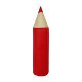 Puff Infantil Lápis Corino Vermelho