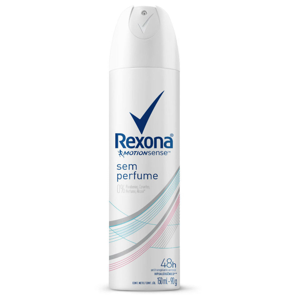 Desodorante Aerosol Rexona Feminino Sem Perfume 90g