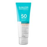 Protetor Solar Facial Sunless FPS 50 Com Base 60g - Bege Médio