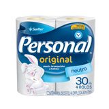 Papel Higiênico Folha Simples Personal com 4 rolos de 30 metros