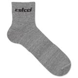 Meia Cano Curto Colcci Masculina Esportiva Cinza Mescla Claro Único