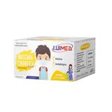 Mascaras Cirurgicas Descartaveis Luimed Infantil Com Clip Nasal 50un