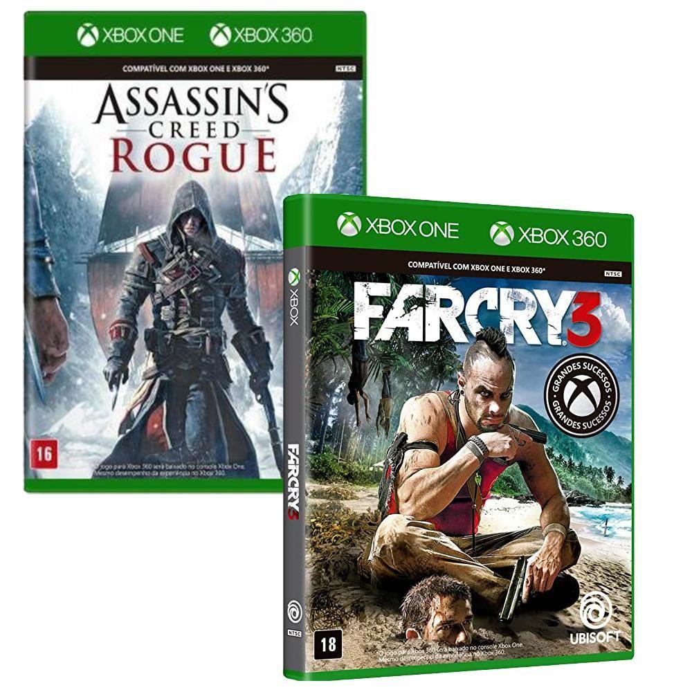 Xbox One Red Dead Redemption2+assassins Creed Rogue+far Cry3