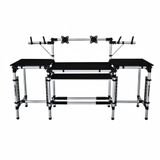 Suporte Profissional Set Dj Titanium Racks Ravl P/ Teclado