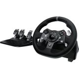 Volante Gamer + Pedal Para Xbox Series X|s, Xbox One E Windows Logitech G920 Driving Force - Preto-941-000121