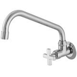 Torneira para Cozinha com Bica Móvel de Parede Meber 1165 C 22 1/2 BA 1/4V Cromado