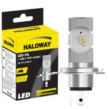 Lâmpada Haloway Led Standard Hs1/h4 Moto 12v 6w 6500k Farol