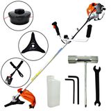 Roçadeira Profissional Vulcan Lateral Vr430p 2t 43cc 1,7hp Robusta E Resistente Com Punhos Emborrachados, Lâmina 3 Pontas, Misturador De Combustível