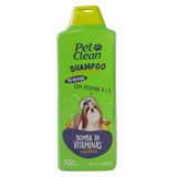 Shampoo Pet Clean Bomba De Vitaminas Para Cães E Gatos - 700 Ml