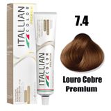 Tinta Para Cabelos Premium Louro Cobre 7.4 - 60g