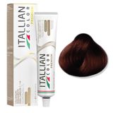 Tinta Para Cabelos Itallian Premium Castanho Claro Vermelho Violeta 5.62 - 60g