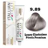 Tinta Para Cabelo Itallian Premium Louro Claríssimo Perola 9.89