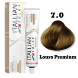 Tinta Para Cabelo Itallian Premium 60g Louro 7.0