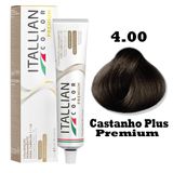 Tinta Para Cabelo Itallian 60g Castanho Plus Premium 4.00