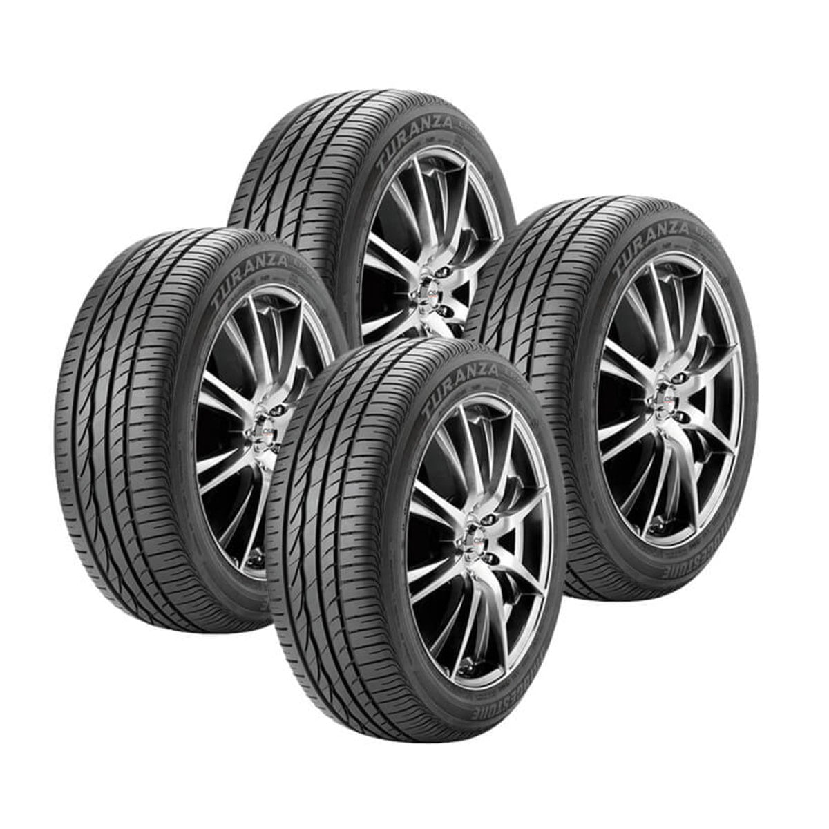 Jogo de 4 Pneus Bridgestone Aro 16 Turanza ER300 185/55R16 83V - Original Fit / City / March