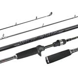 Vara De Pesca Carretilha Rapala Volans Carbono 5.6 H 1,68m 17-25 Lbs Inteiriça