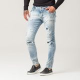 Calça Jeans Masculina Destroyed Super Skinny Fit Zune