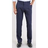 Calça Social Masculina Oxford Marinho Gf