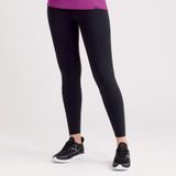 Calça Legging Fitness Microfibra Com Recorte She Preto G