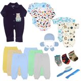 Kit 18 Pç Maternidade Completo Roupa De Bebe Menina E Menino