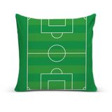 Almofada Para Sofá Sala Cheia 40x40 Campo De Futebol