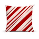 Almofada Para Sofá Sala Cheia 40x40 Listras Natal