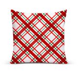Almofada Para Sofá Sala Cheia 40x40 Natal Xadrez