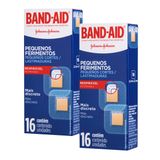 Kit Curativos Band-Aid para Pequenos Ferimentos com 32 unidades