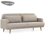 Sofá-cama Herval Vega, 4 Lugares, Linho Bege