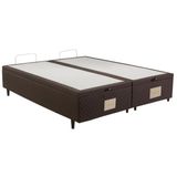 Cama Baú Queen Herval MH 1800, Marrom, 158 cm