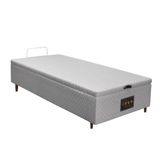 Cama Baú Solteiro Herval MH 1800, Molas, 88 cm