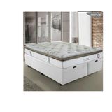 Cama Box Baú Herval Queen Imperatore, 84x158x198 cm, Molas Ensacadas
