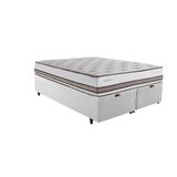 Cama Box Baú Herval Queen Spettácolo, 81x158x198 cm, Molas Ensacadas