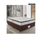 Cama Box Baú Herval Casal Edimburgo, 25x138x188 cm, Molas Maxspring