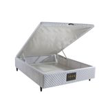 Base para Cama Box Casal com Baú MH 1800 Branco Idea 138x46188 - Herval