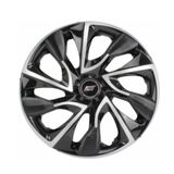 Calota Universal Modelo Ds4 Aro 15 Pol. Black/silver