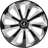 Calota Universal Modelo Velox Aro 14 Pol. Black/silver