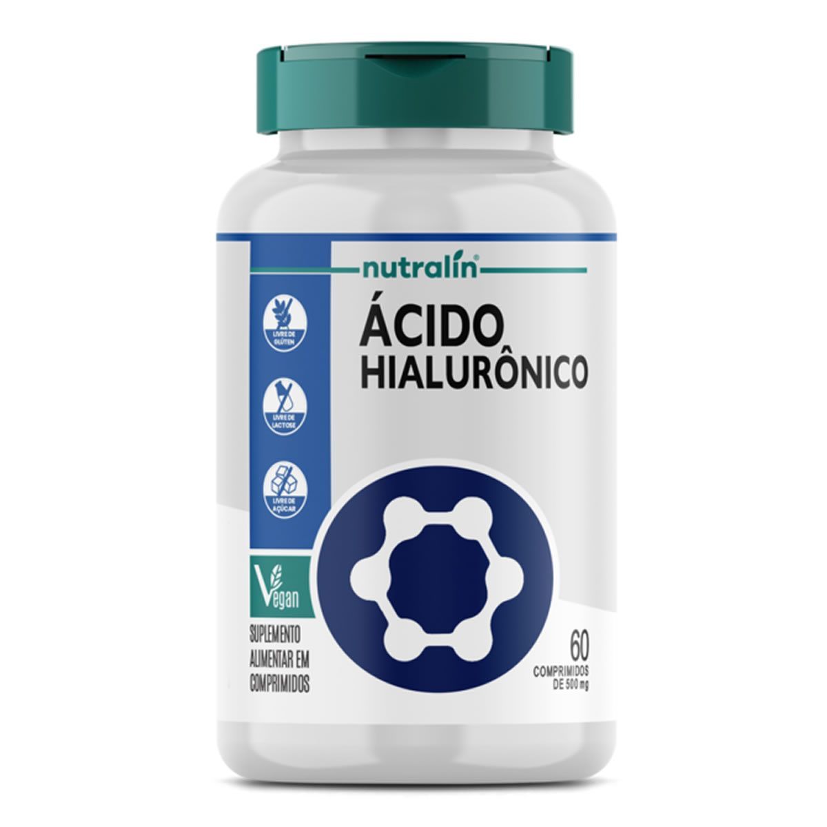 Ácido Hialurônico - 60 Comprimidos - Nutralin