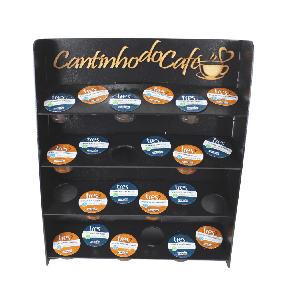 Portacápsulas para Cápsulas Dolce Gusto/Nespresso/CAFFITALY, Soporte  Giratorio para Cápsulas de Café para 40 Cáps…