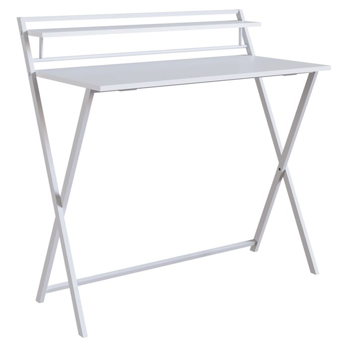 Mesa Dobravel Estilo Industrial Sw014 Branco Pp