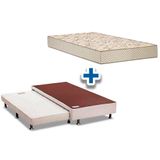 Bicama Box + Colchão Polar Espuma D45 Pérola Solteiro 88