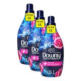 Kit 3 Amaciantes Downy Concentrado Brisa Intenso 1,5l