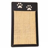 Arranhador Parede Para Gatos Feito De Madeira Mdf E Sisal Cor Preta