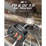 Carregador Veicular Turbo Pd 30w Qoovi Tipo C
